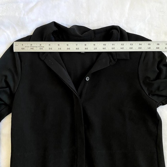 Topshop | Black Longsleeve Button Down Shirtwaist Dress | Size: 2 - Picture 6 of 9